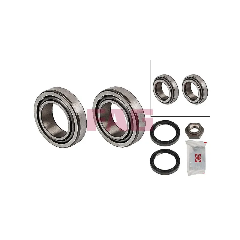 Roulement de roue arrière FAG 713 6787 60