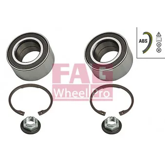 Roulement de roue avant FAG 713 8058 10