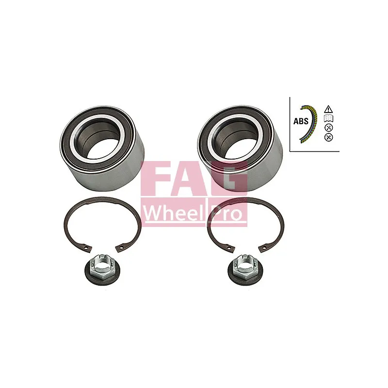 Roulement de roue avant FAG 713 8058 10