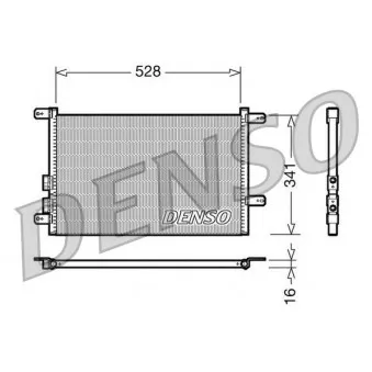 Condenseur, climatisation DENSO DCN01003