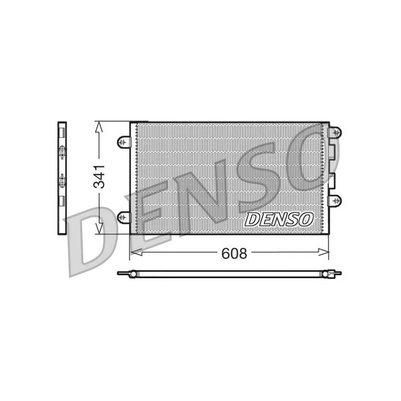 Condenseur, climatisation DENSO DCN01012