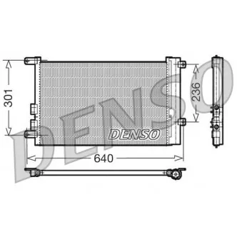 Condenseur, climatisation DENSO