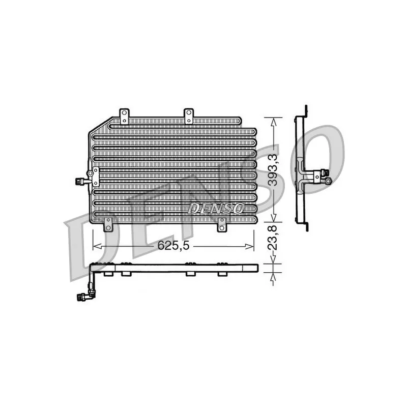 Condenseur, climatisation DENSO DCN01022