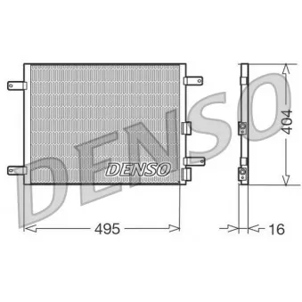 Condenseur, climatisation DENSO DCN01023