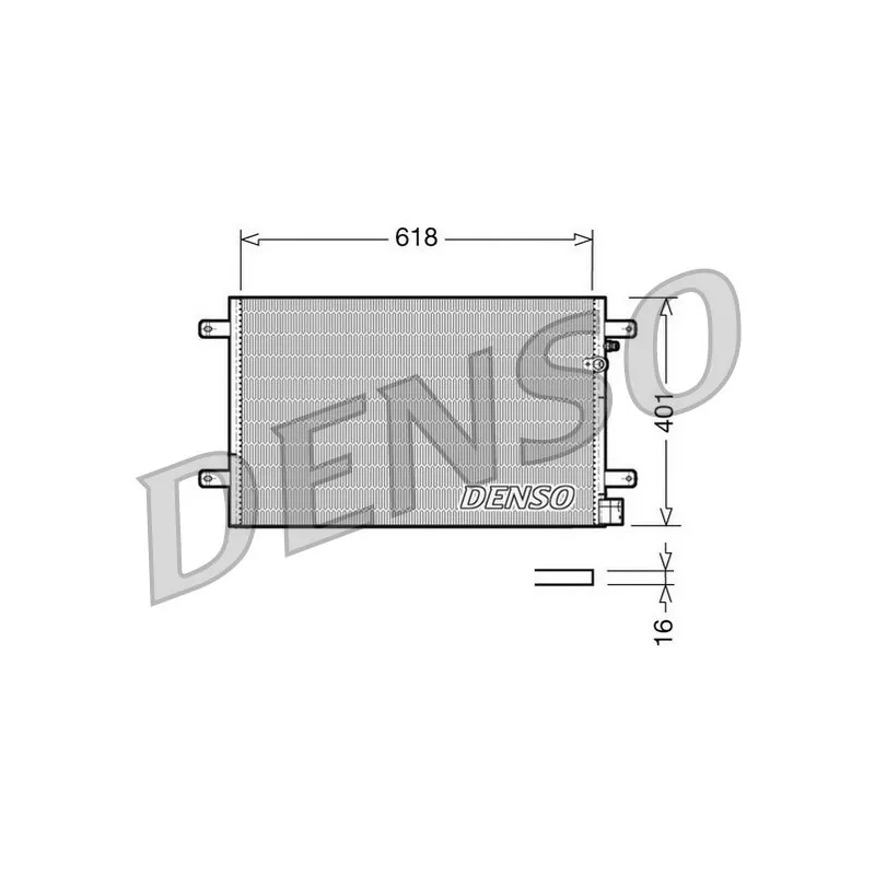 Condenseur, climatisation DENSO DCN02006