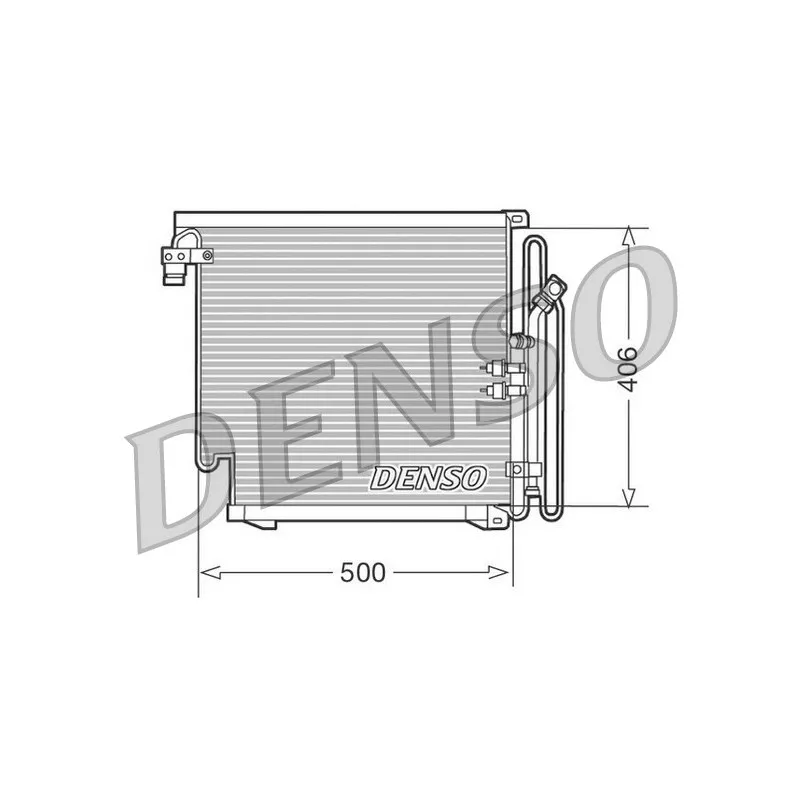 Condenseur, climatisation DENSO DCN02010