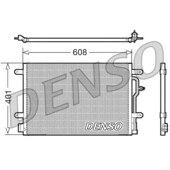 Condenseur, climatisation DENSO DCN02011