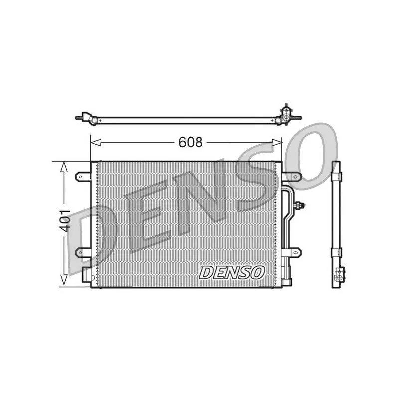 Condenseur, climatisation DENSO DCN02011