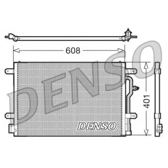 Condenseur, climatisation DENSO DCN02012