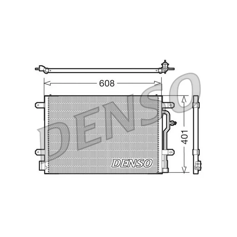 Condenseur, climatisation DENSO DCN02012