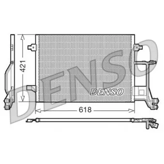 Condenseur, climatisation DENSO DCN02013