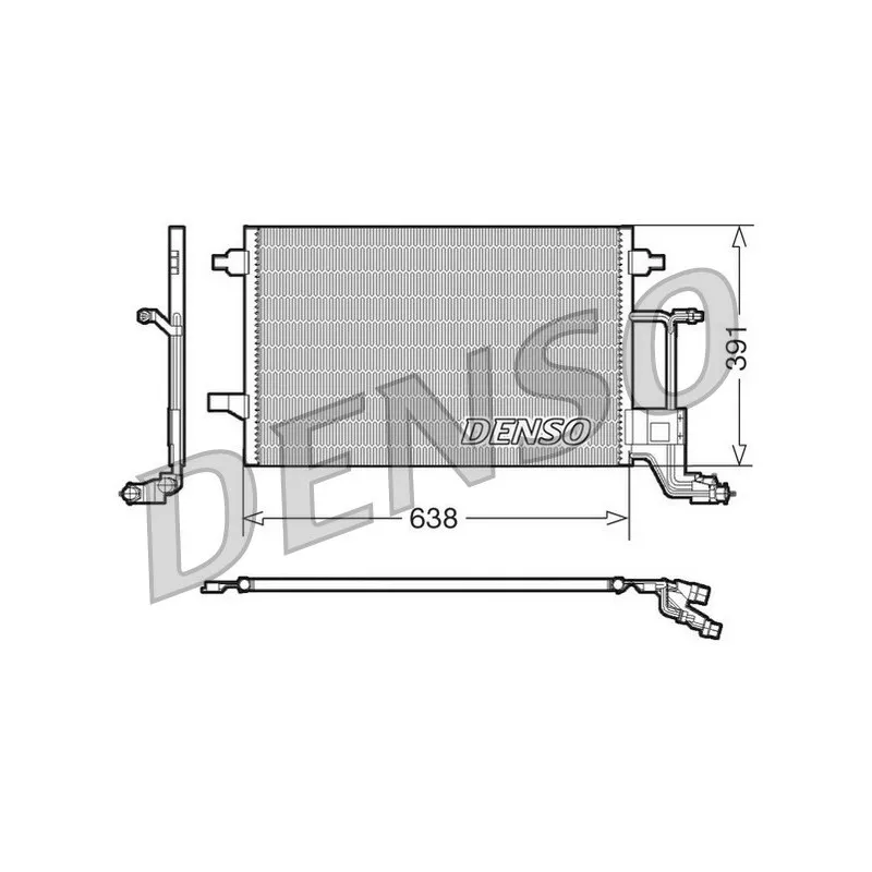 Condenseur, climatisation DENSO DCN02014