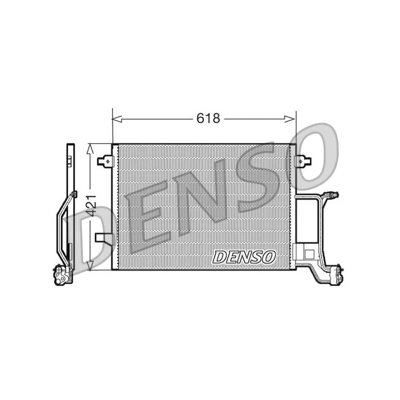 Condenseur, climatisation DENSO DCN02015