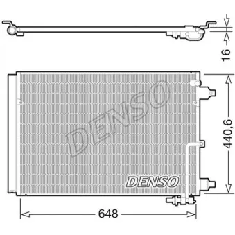 Condenseur, climatisation DENSO