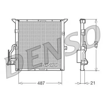 Condenseur, climatisation DENSO DCN05002
