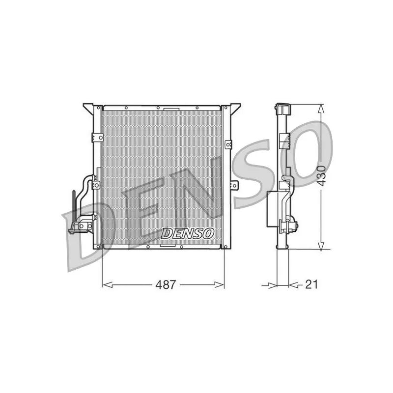 Condenseur, climatisation DENSO DCN05002