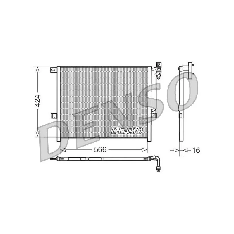 Condenseur, climatisation DENSO DCN05004