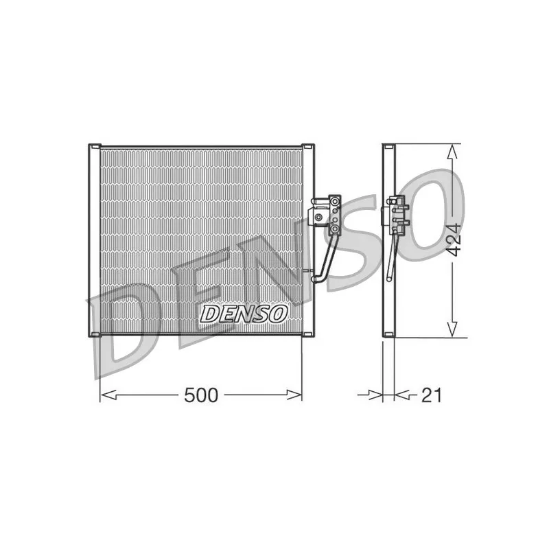 Condenseur, climatisation DENSO DCN05005