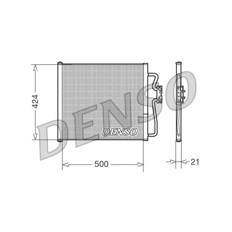 Condenseur, climatisation DENSO DCN05007
