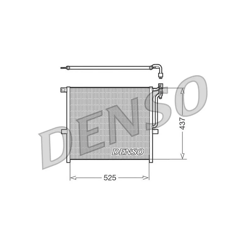 Condenseur, climatisation DENSO DCN05008