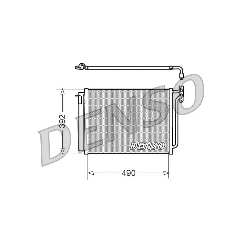 Condenseur, climatisation DENSO DCN05009