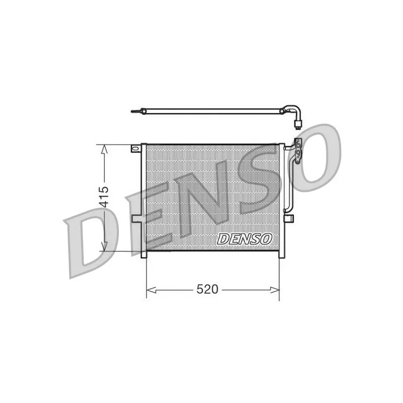 Condenseur, climatisation DENSO DCN05010