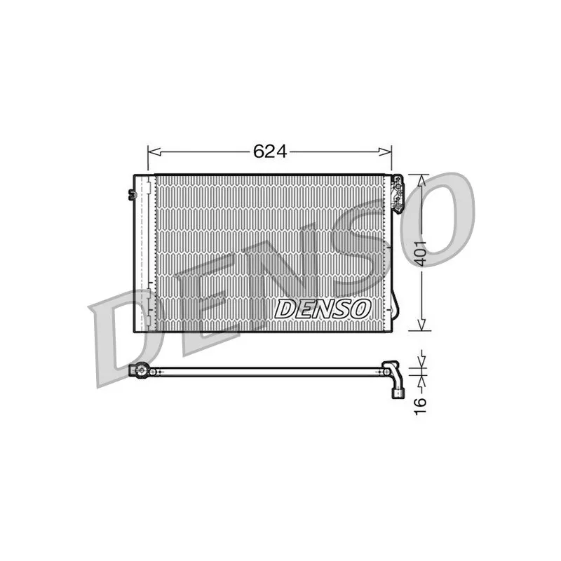 Condenseur, climatisation DENSO DCN05011