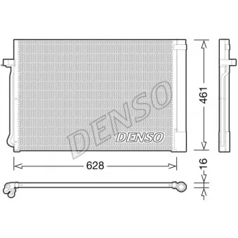 Condenseur, climatisation DENSO DCN05013