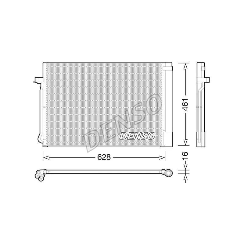 Condenseur, climatisation DENSO DCN05013