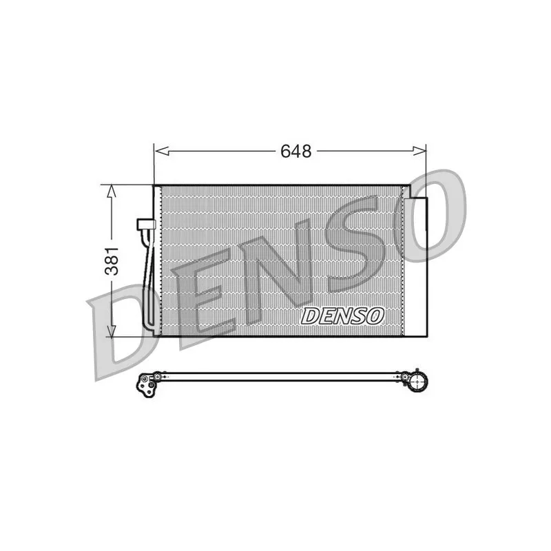 Condenseur, climatisation DENSO DCN05017