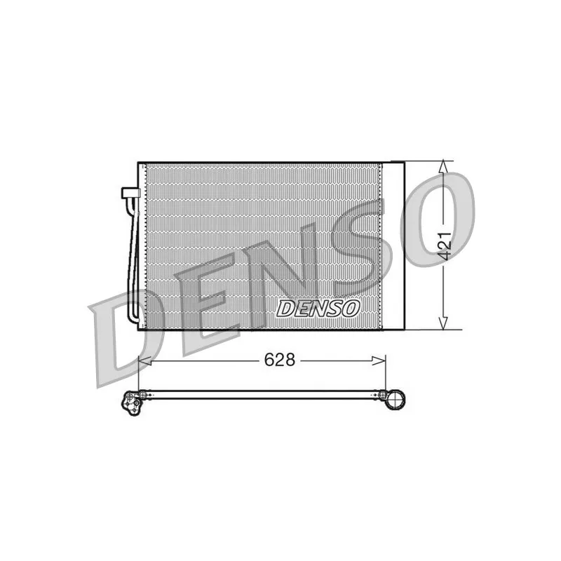 Condenseur, climatisation DENSO DCN05018
