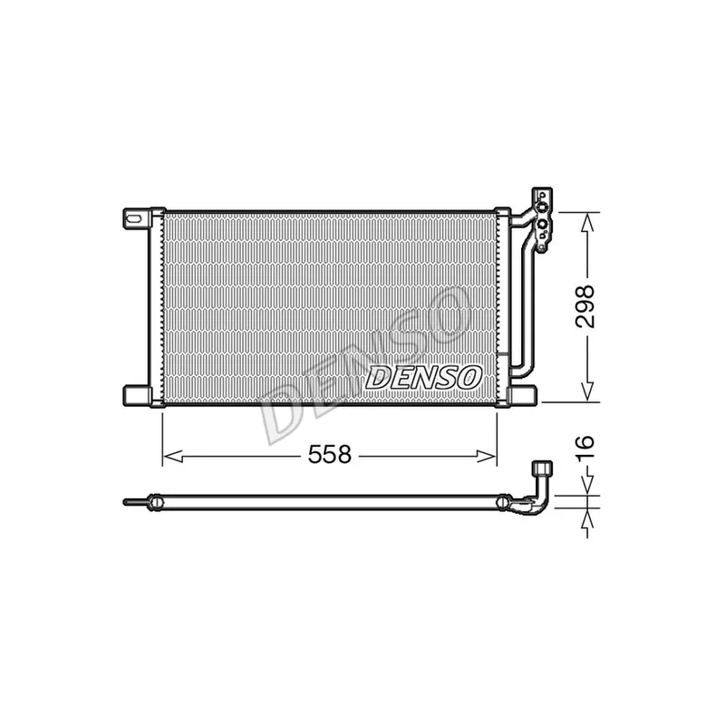 Condenseur, climatisation DENSO DCN05020