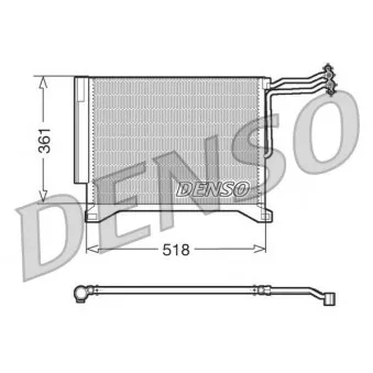 Condenseur, climatisation DENSO