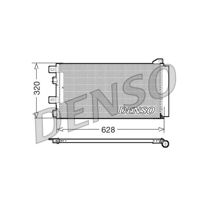 Condenseur, climatisation DENSO DCN05101