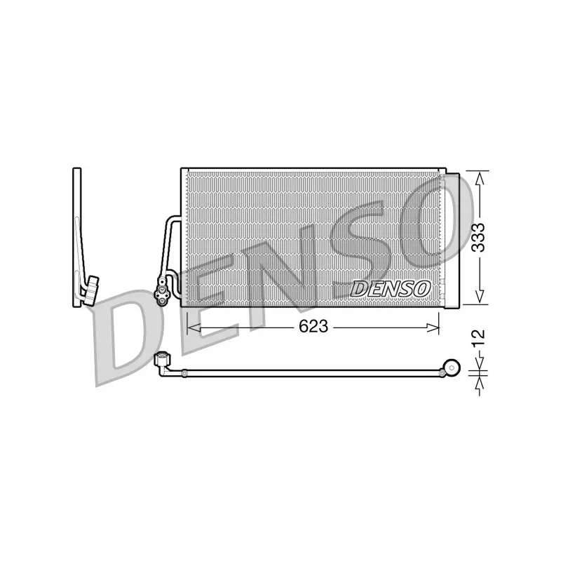 Condenseur, climatisation DENSO DCN05102