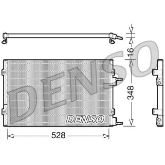 Condenseur, climatisation DENSO DCN06003