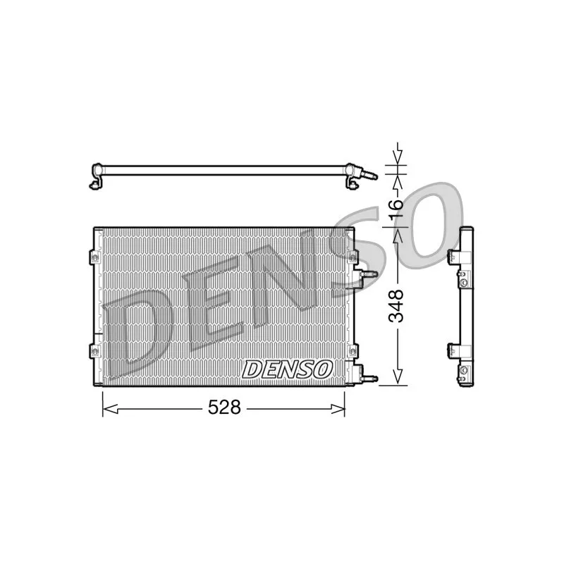 Condenseur, climatisation DENSO DCN06003