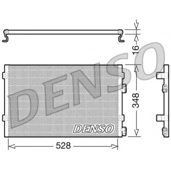 Condenseur, climatisation DENSO DCN06004