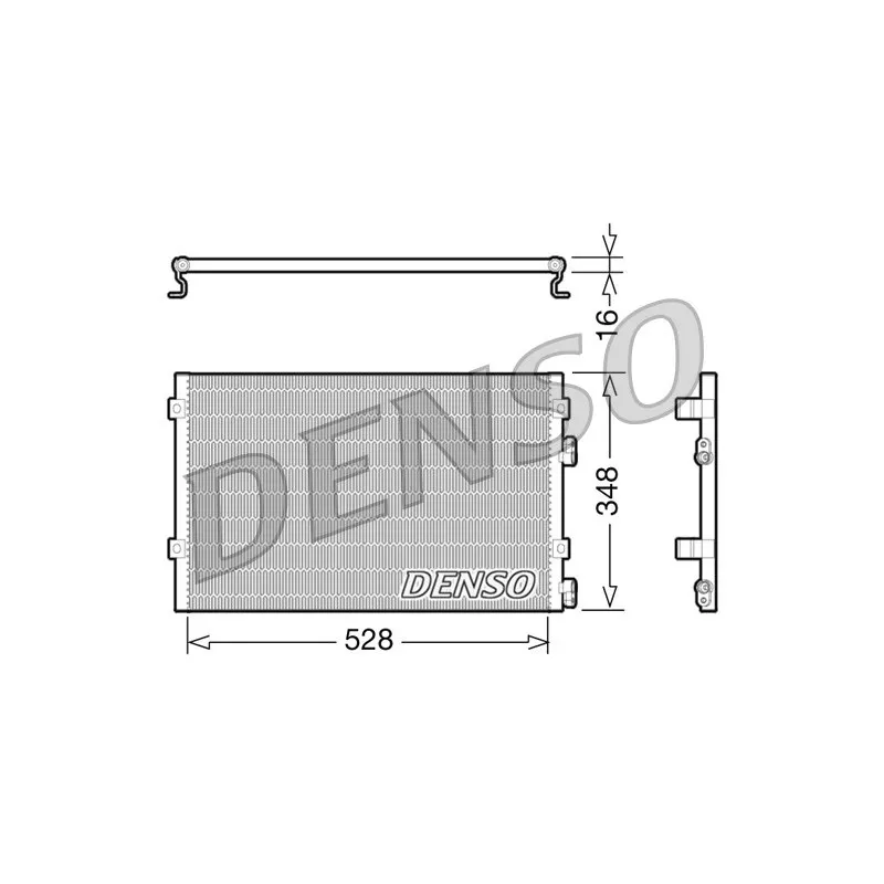 Condenseur, climatisation DENSO DCN06004