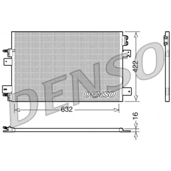 Condenseur, climatisation DENSO DCN06007