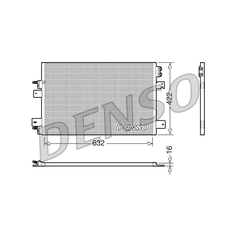 Condenseur, climatisation DENSO DCN06007