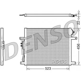 Condenseur, climatisation DENSO DCN06008