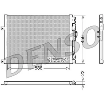 Condenseur, climatisation DENSO DCN06009