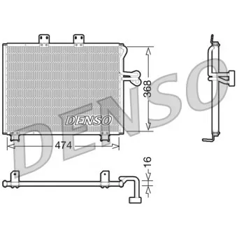 Condenseur, climatisation DENSO DCN06013