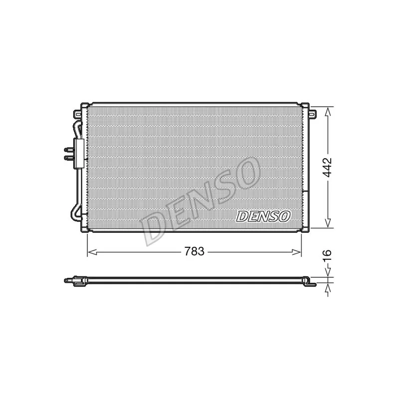 Condenseur, climatisation DENSO DCN06015
