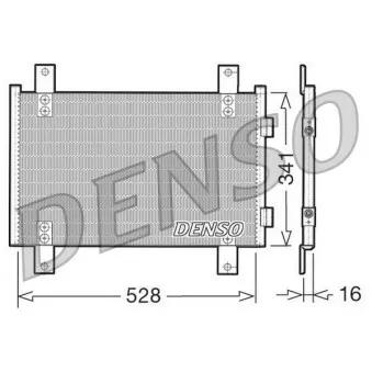 Condenseur, climatisation DENSO DCN07001