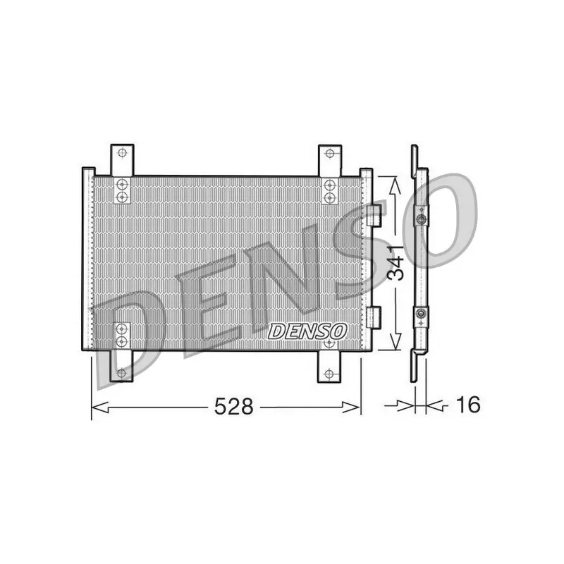Condenseur, climatisation DENSO DCN07001