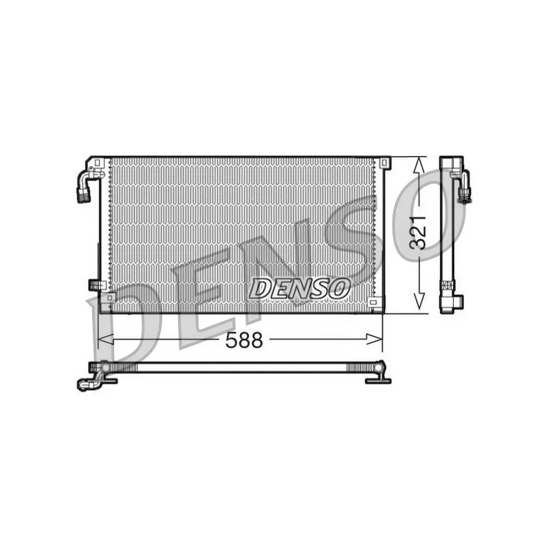 Condenseur, climatisation DENSO DCN07004