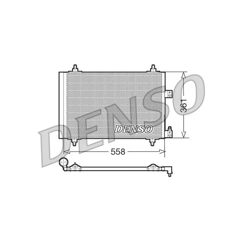 Condenseur, climatisation DENSO DCN07005