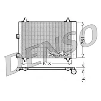 Condenseur, climatisation DENSO DCN07006